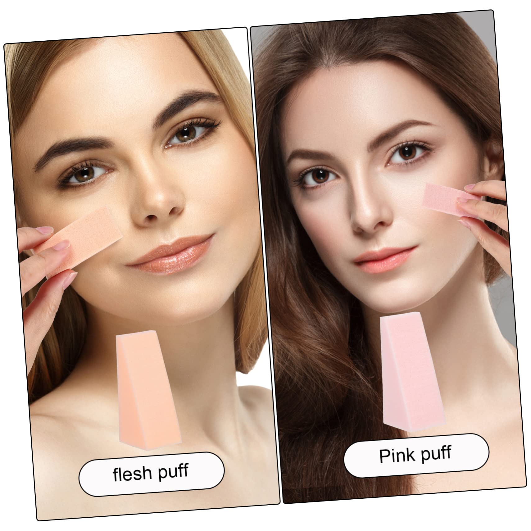 POPETPOP 288piezas Esponjas De Maquillaje Forma De Herramientas De Aplicación De Base Líquida y Polvo Para Maquillaje Detallado y Acabado Conjunto De Esponjas Color Piel