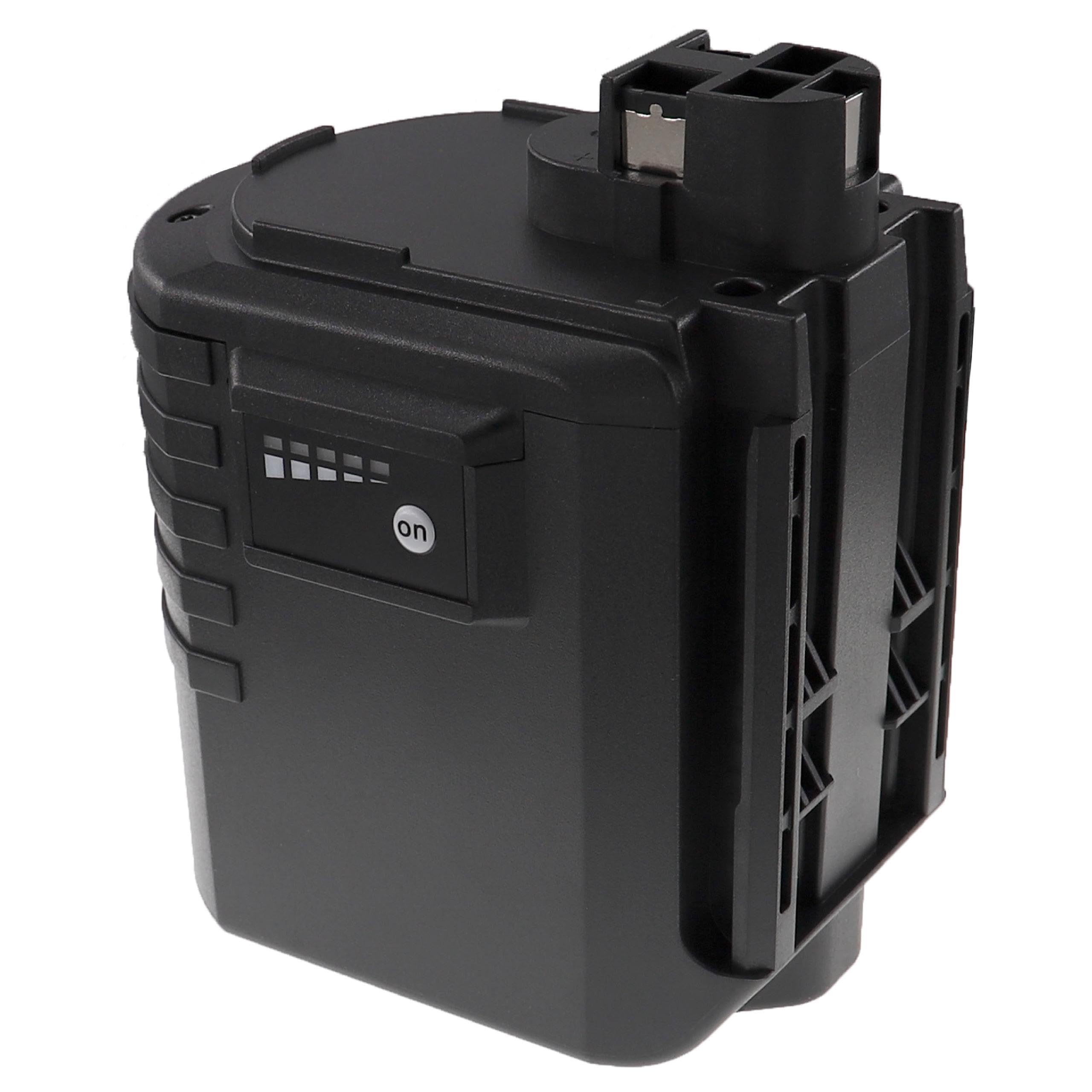 2X Batería reemplaza Würth 702 300 824, 702 300 924, APBO/SL 24V, 0702300924 para Herramientas eléctricas (3300 mAh, NiMH, 24 V)
