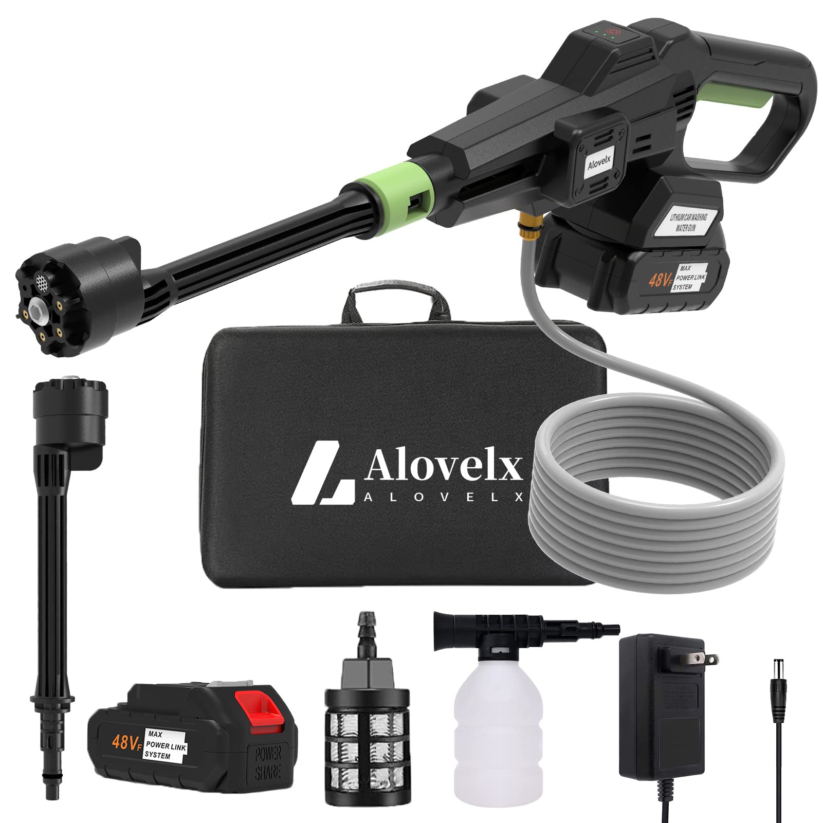 Buy Cordless Pressure Washer, Max 970 PSI, 2.4GPM Portable Pressure