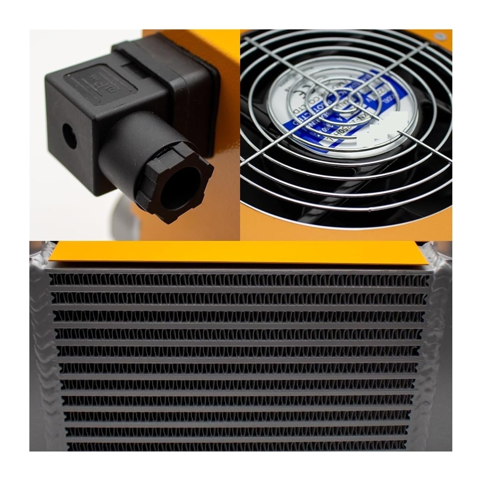 AH0608TL Radiatore dell'olio idraulico raffreddato ad aria da 60 l/min Serie 48W Radiatori dell'olio idraulici in alluminio con alette a piastra Operazione stabile