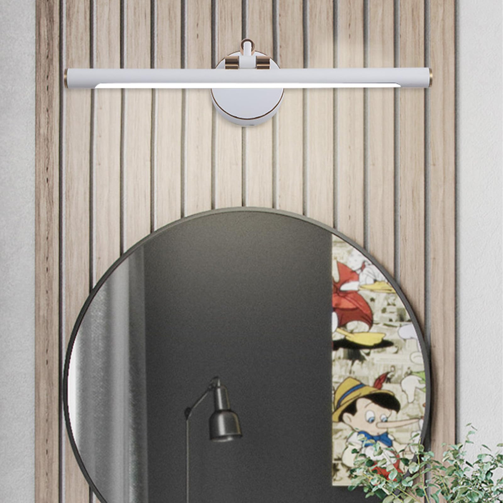 Aplique de Pared LED para Maquillaje e Iluminación de Dormitorio y Sala de Estar 43cm 8