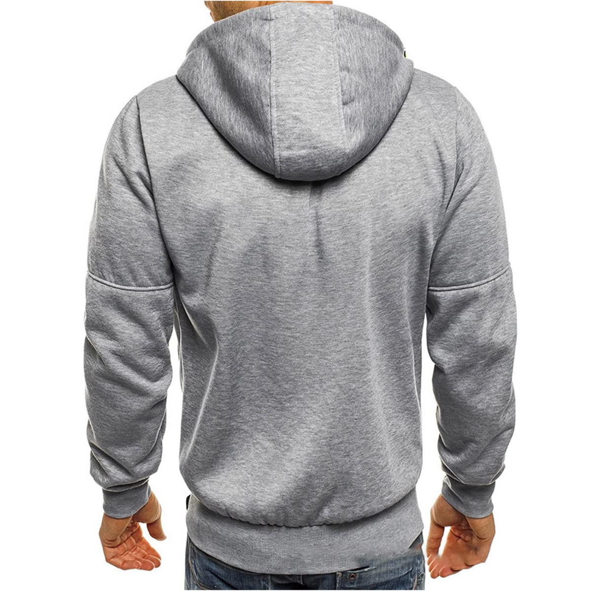 Vestes pour homme W.R.C Sweat à capuche en polaire décontracté Cardigan zippé Coton Sweat à capuche Vêtements de sport