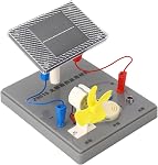 Solar Energy Conversion Kit, Physics Science Educational STEM Building DIY Dynamo Lantern with Motor Music Sounder Wind Blade for School Labs Demonstration