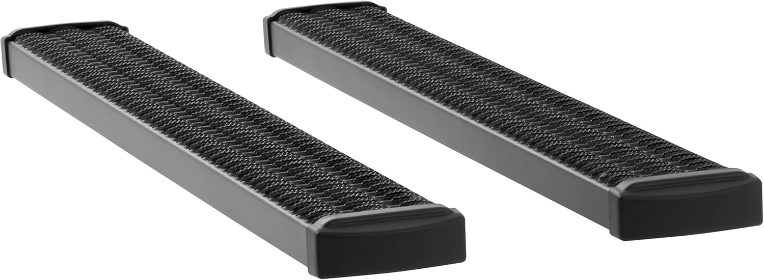 LUVERNE 415060-401631 Grip Step Black Aluminum 60-Inch Truck Running Boards, Select Dodge, Ram 1500, 2500, 3500, 4500, 5500