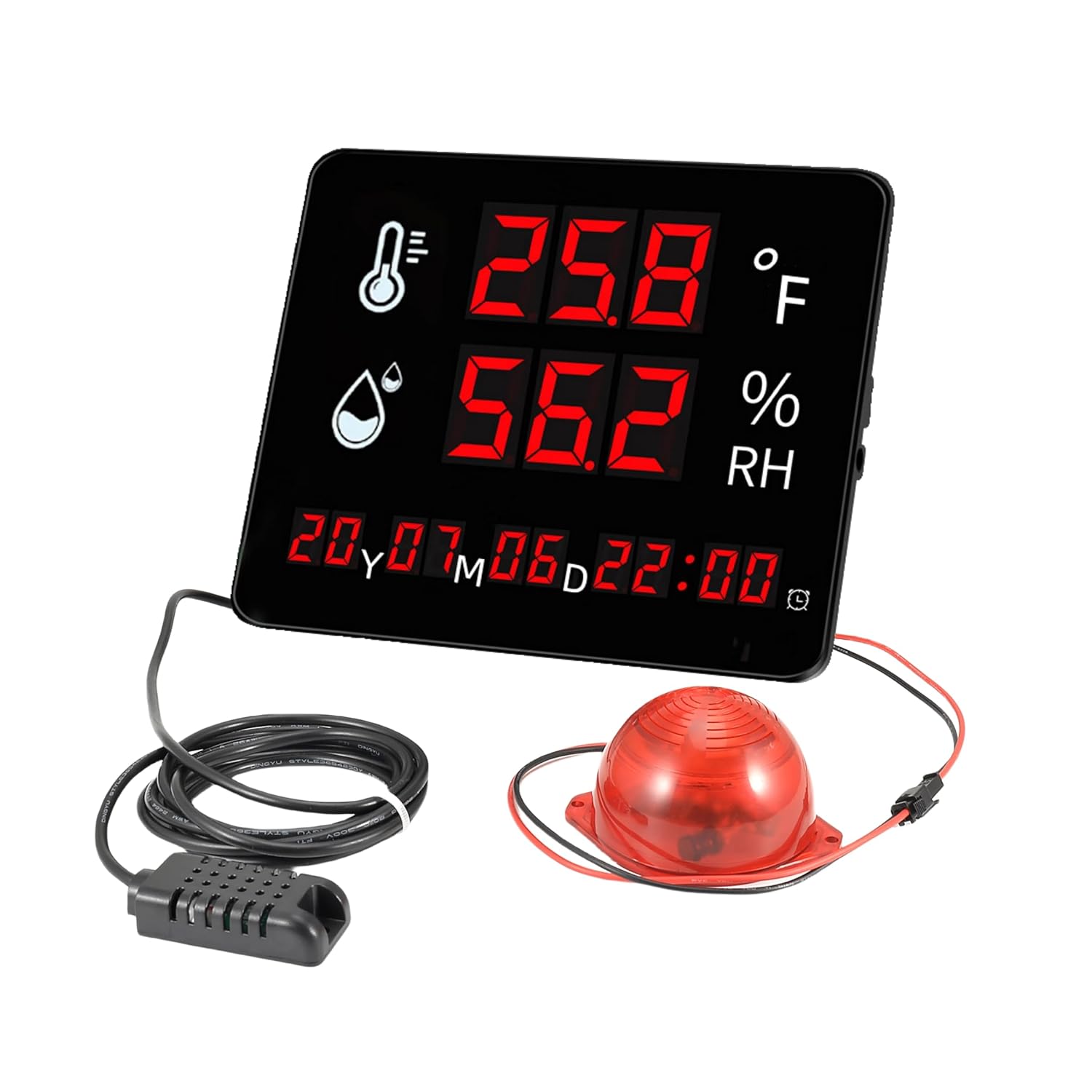 温室・ショーケース 10個収納 デジタル温度計付き 温室・ショーケース 10個収納 デジタル温度計付き