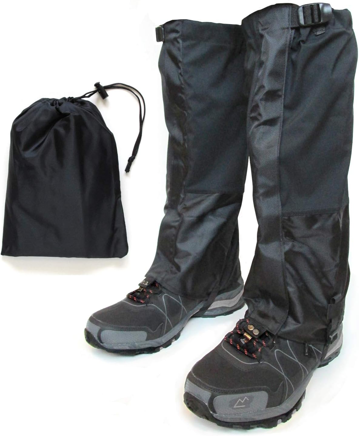 Hiking Gaiter - Waterproof Leg Gaiters for Women and Men - Nylon Lightweight Hiking Shoe Gaiters with Storage Bag