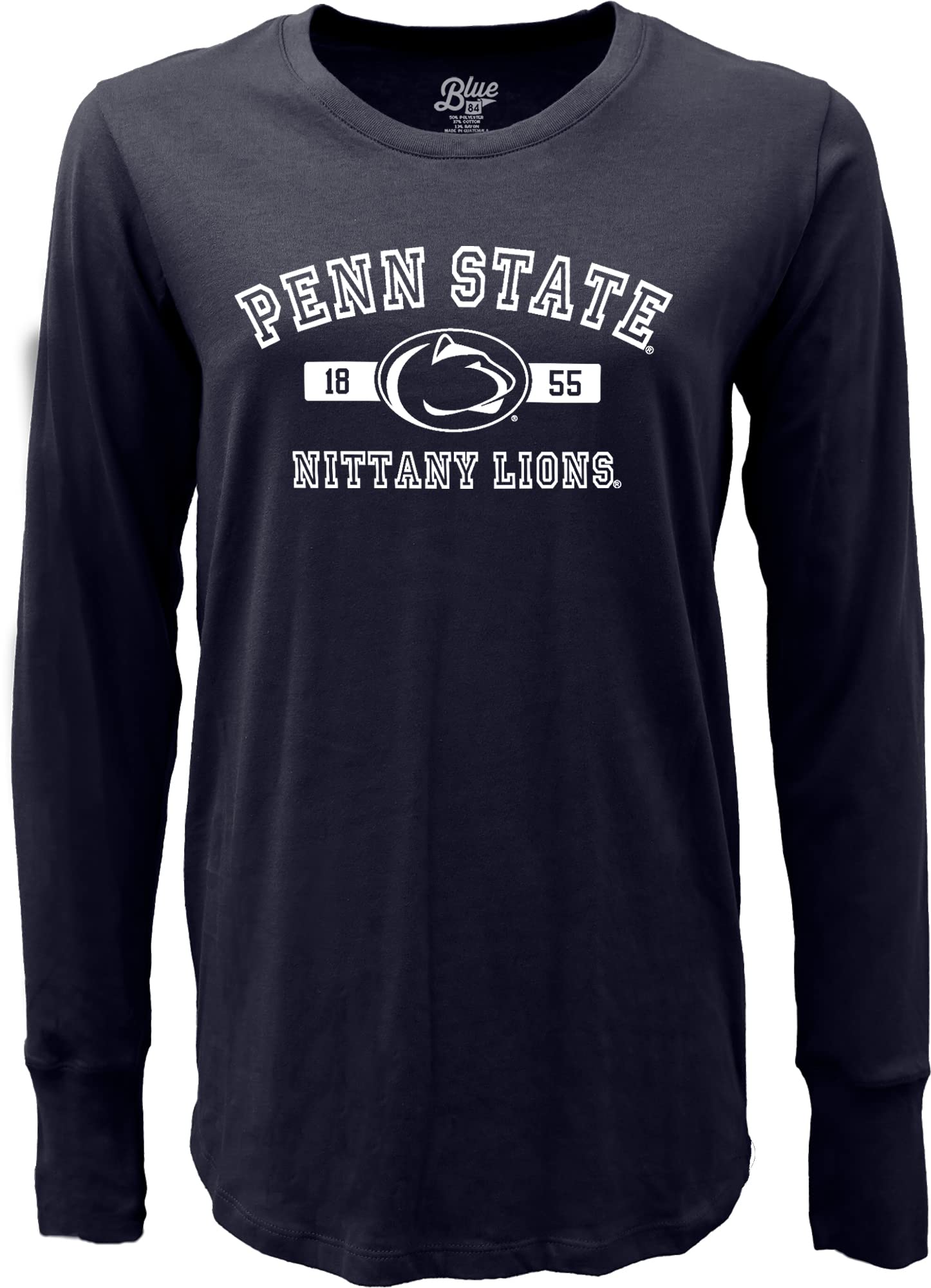 Penn State Nittany Lions Women's Long Sleeve T-Shirt Athletic Team Color, Medium