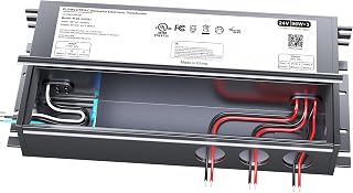 Dimmable LED Driver 288W 24V for Lutron & Leviton Dimmer, Triac/ELV/MLV AC to DC Power Supply Transformer for LED Strip Light Dimmable, Constant Voltage Projects, UL&FCC-Listed, Class 2