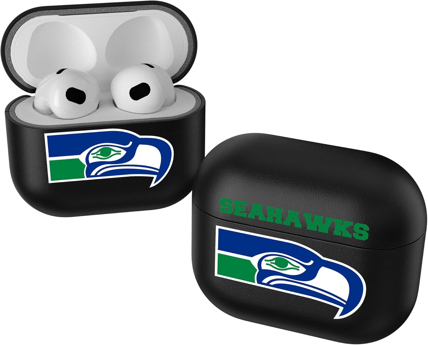 Keyscaper Black Seattle Seahawks Insignia Case Cover for AirPods 3rd Gen