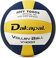 Vista 1 de Dakapal Balón de voleibol competitivo de interior de tamaño 5, voleibol suave profesional (sin bomba)