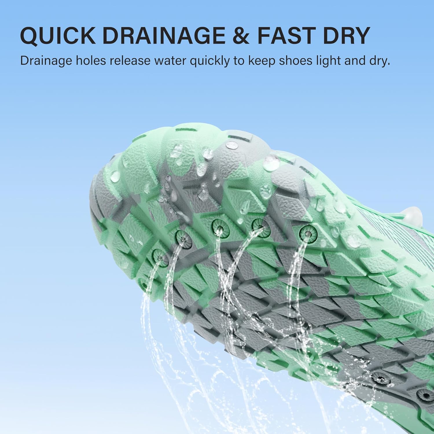 Stelle Womens Water Shoes for Men Adult Quick-Dry Aqua Shoes Barefoot Non Slip for Beach Swim River Pool Boating Fishing Hiking Kayaking - Image 5