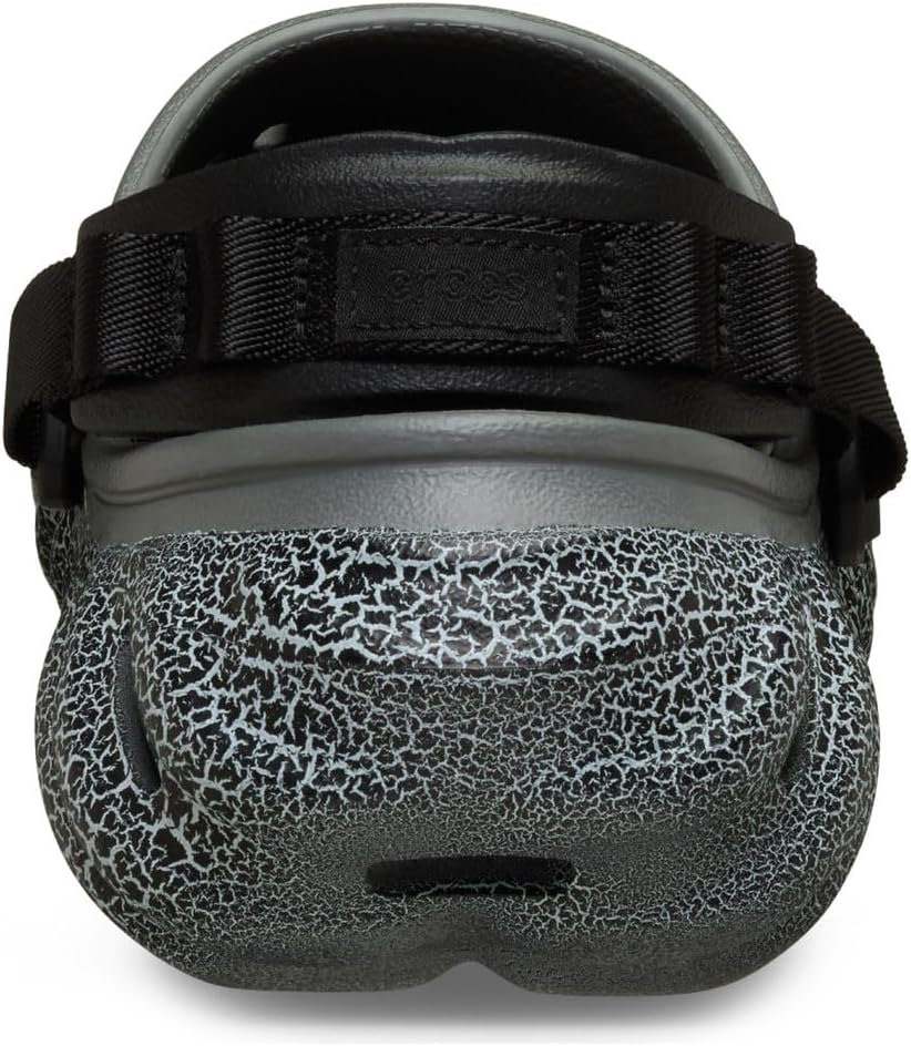 Crocs Men's Echo Crackle Slate Grey Clogs - Image 6