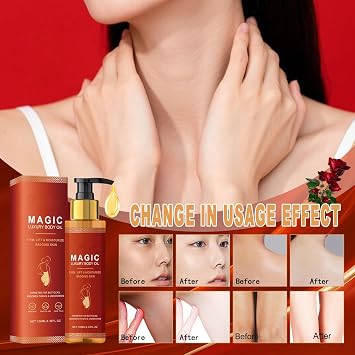 Pack of 2 Magic Luxury Body Oil Magic Body Oil Glow Remedy Oil GLow Tight Magic Body Oil This Easily Absorbed Body Oil is Suitable for Dry Wrinkle and Saggy Skin
