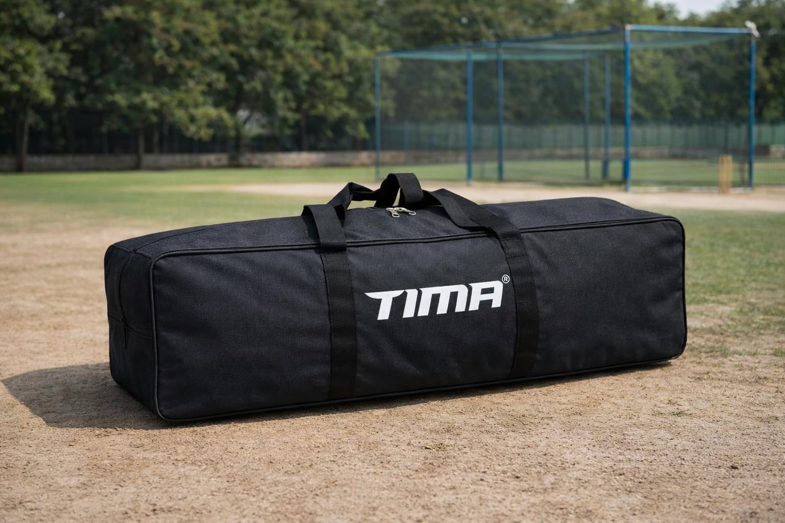 TIMA Polyester, Rayon Team and Individual Cricket Kit Bag (Black) 2