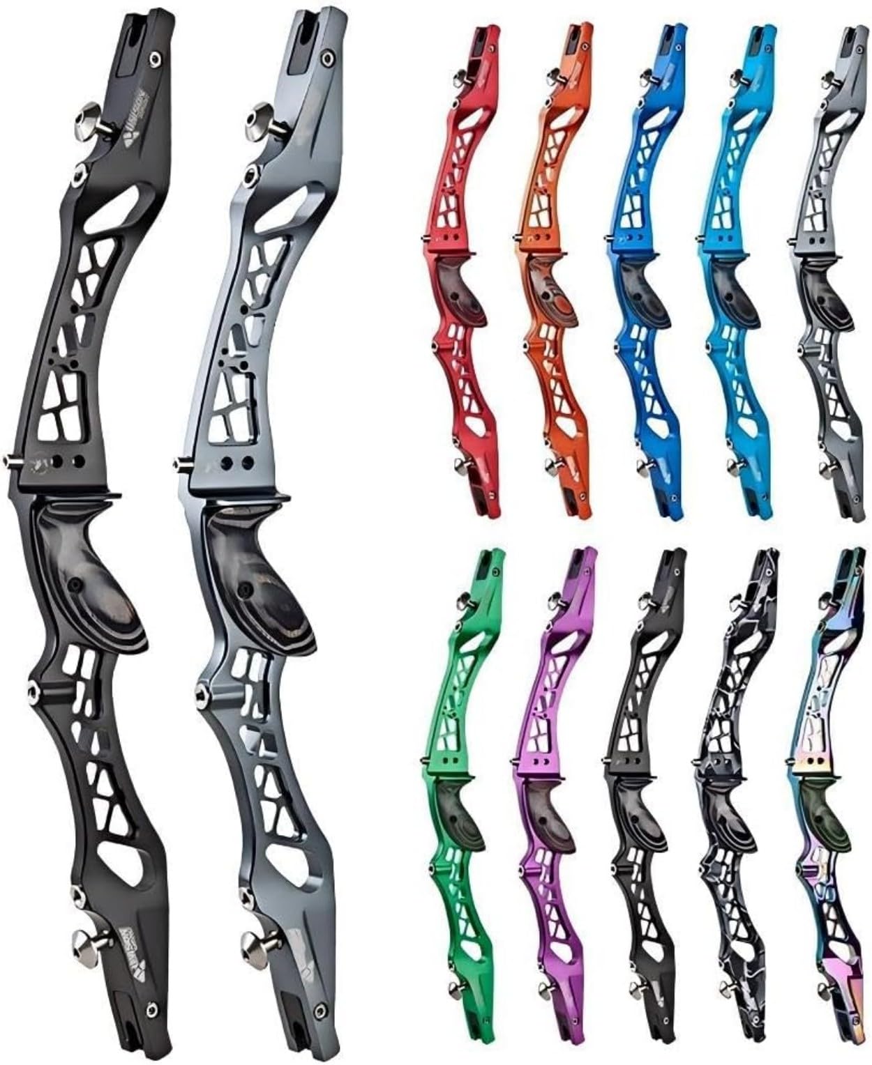 Archery Takedown Recurve Bow Riser - Aluminum CNC Milling Targeting Recurve Bow Riser, ILF Device for Archery Bow Outdoor Trainin Target Shooting