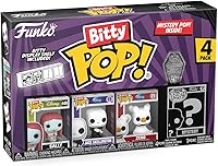 Vista 3 de Funko Bitty Pop The Nightmare Before Christmas - Figura miniatura de Sally, Jack Skellington, Zero and A Surprise Mystery - Coleccionable de 0.9