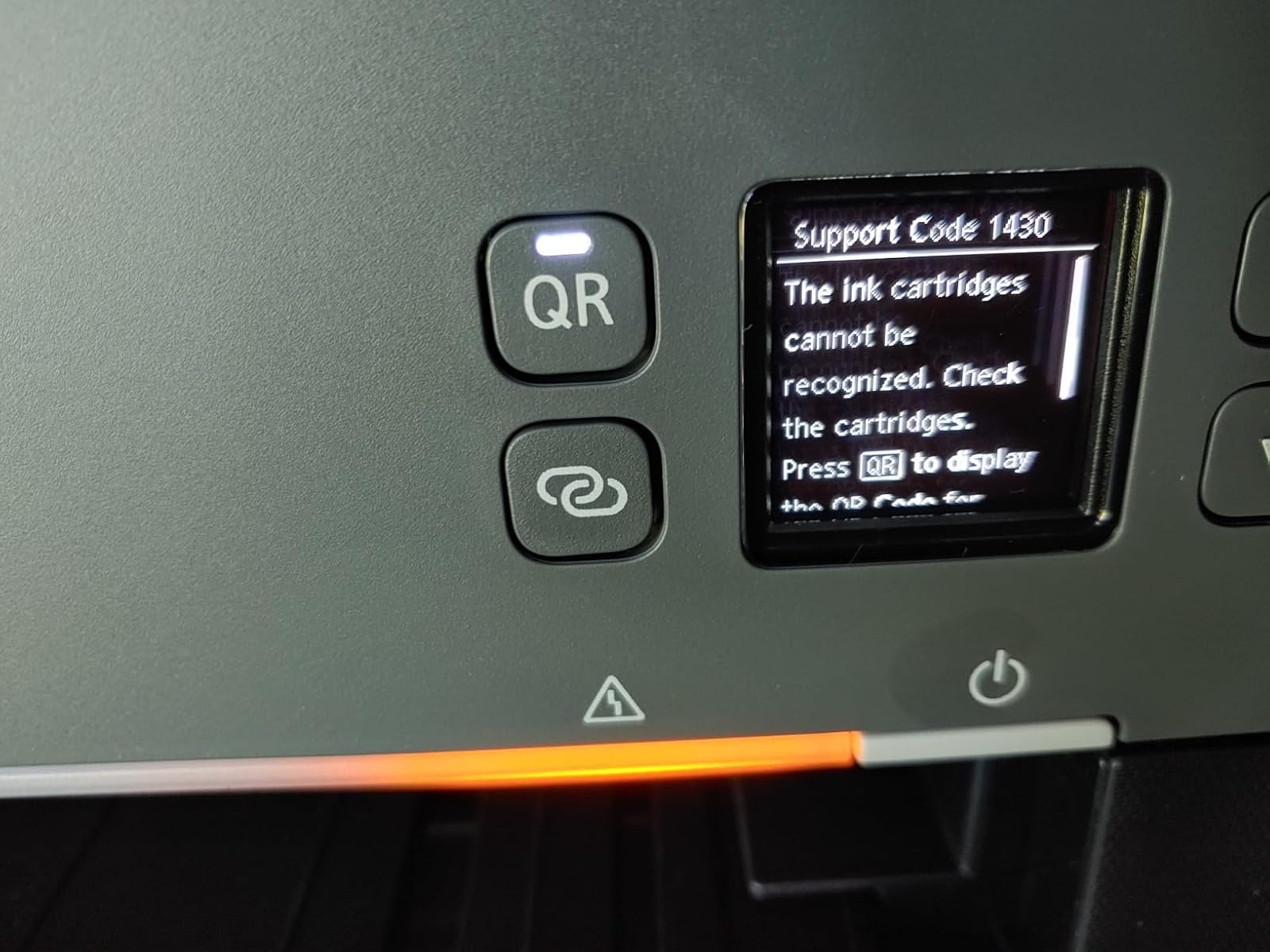 NOT COMPATIBLE WITH PRINTER