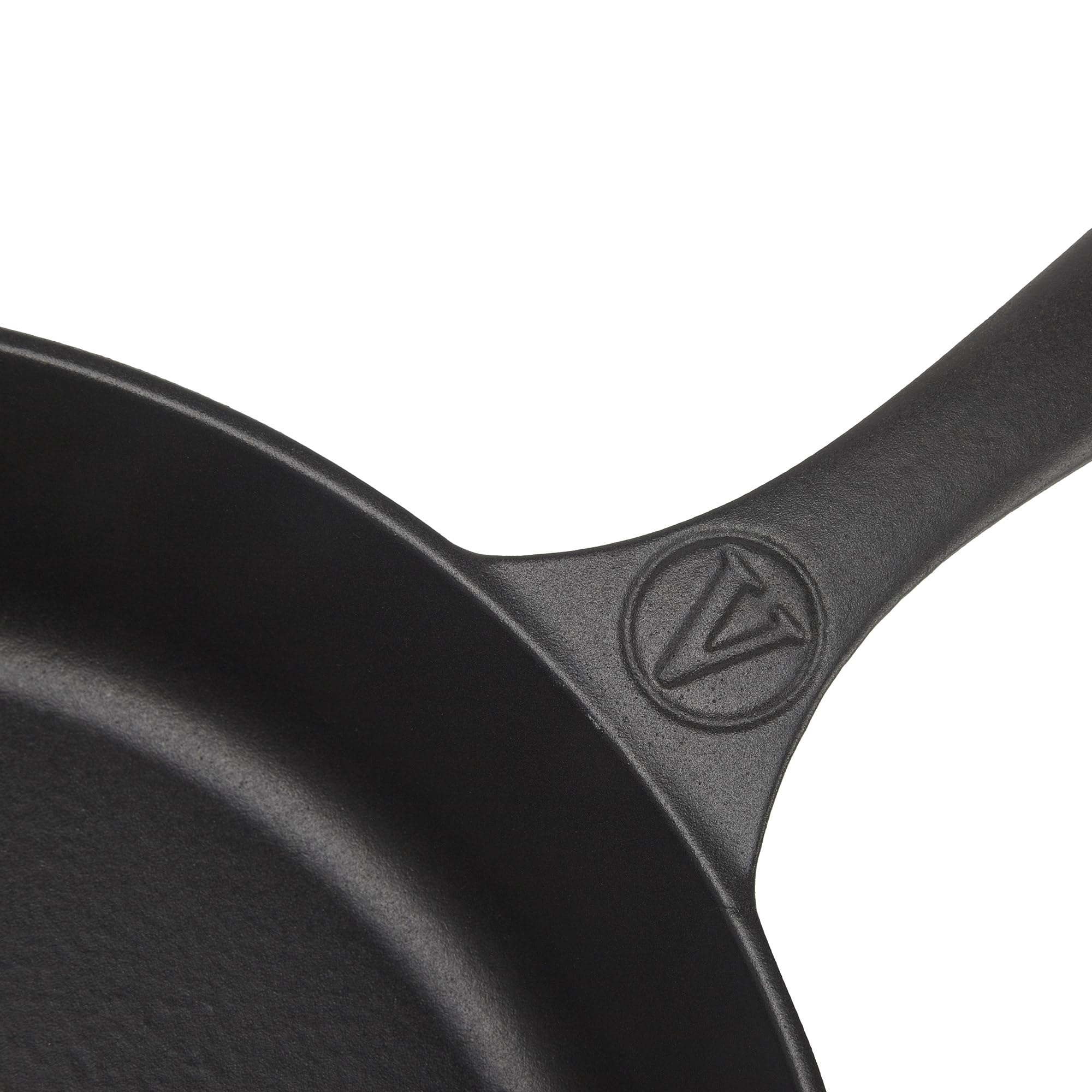 VICTORIA Padella in Ghisa Smaltata Induzione da 30cm, Adatta per, Fuoco, Barbecue, Forno, Vetroceramica e Gas, Cast Iron Skillet Senza Sostanze Tossiche, Senza PTFE e PFOA