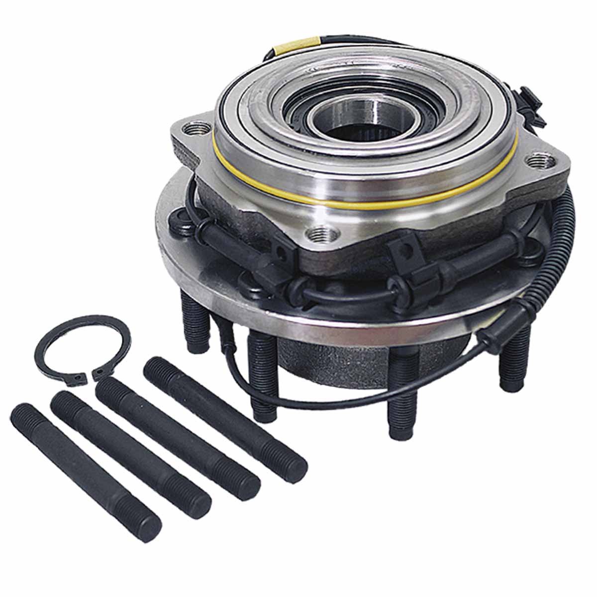 515081 Premium Front Wheel Bearing and Hub Assembly for F-250 Super Duty | F-350 Super Duty SRW | Years 2005 2006 2007 2008 2009 2010 | for 4x4 4WD models | 8 Lug w/ABS