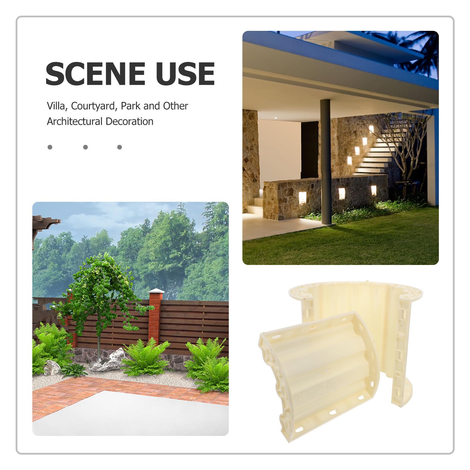 Römische Säulenform aus Abs für Garten und Villa Dekorative Betonform mit Elegantem Europäischem Design Vielseitig und Zeitsparend für Gartendekoration