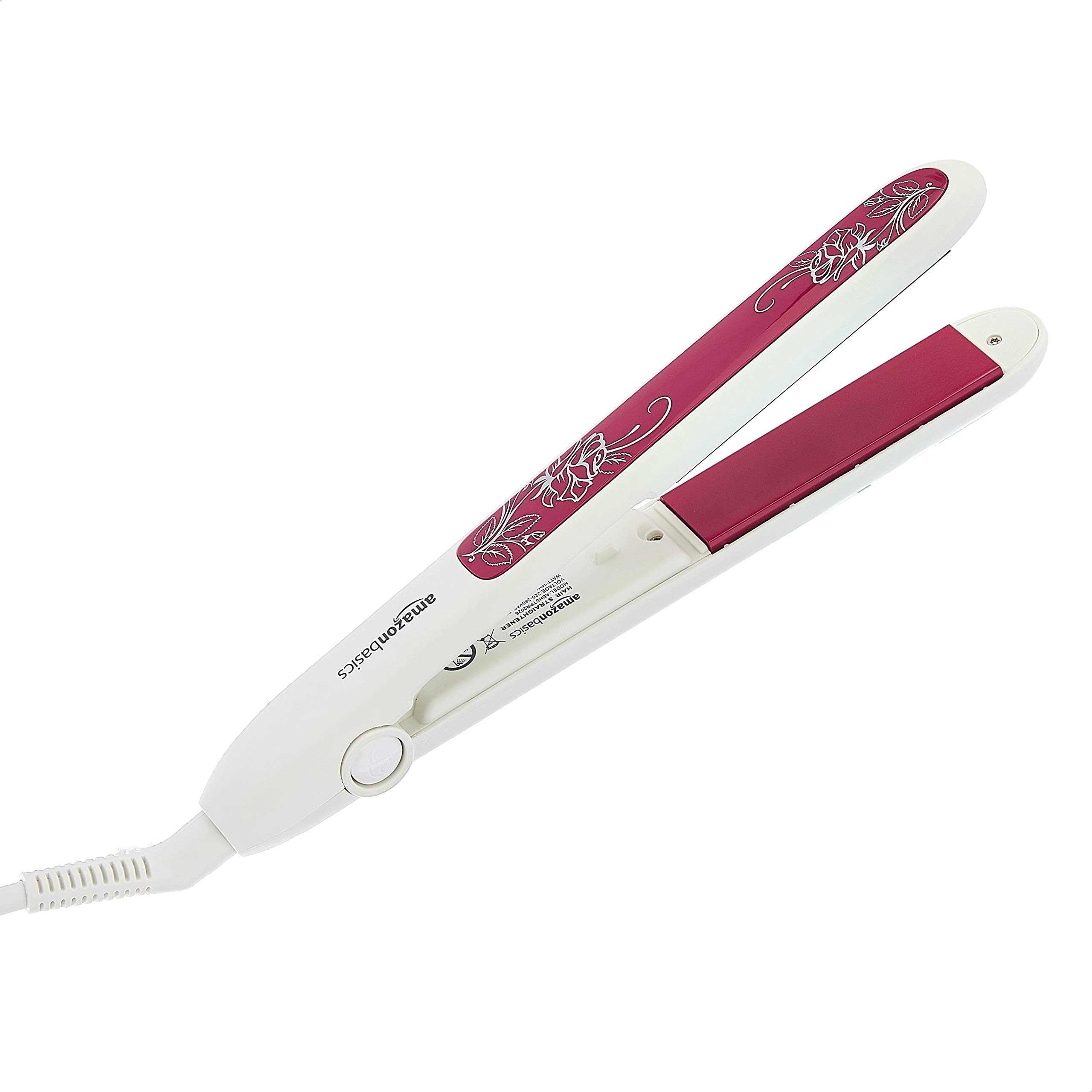 amazon basics Hair Straightener (ABHSTPR2026) with Ion Function, Ceramic Coated Plates and Temperature Control