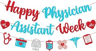 Happy Physician Assistant Week Banner Happy PA Week Decorations Healthcare Warriors Appreciation Week Backdrop Medical Doctor Nursing Bulletin Board Décor