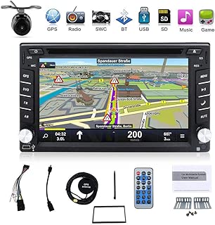 BOSION Navigation Win CE product 6.2-inch Double DIN in Dash Car Dvd Player Car Stereo Touch Screen Support SWC USB Sd Mp3 FM AM Radio for Universal Car With Backup Camera - coolthings.us