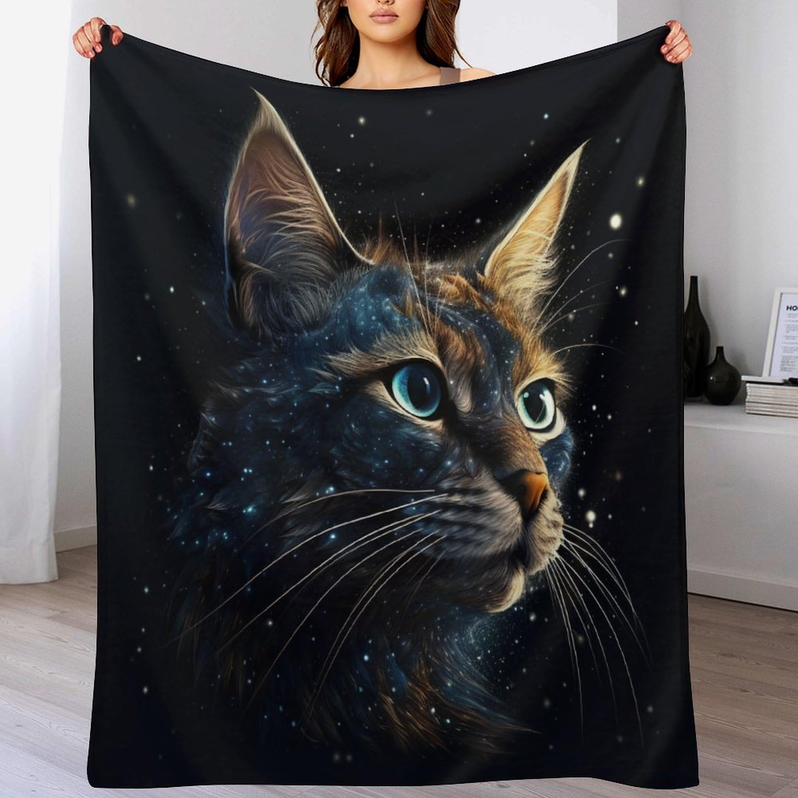 Couvertures en Cute Chat super douce et moelleuse en flanelle isolante 140x180