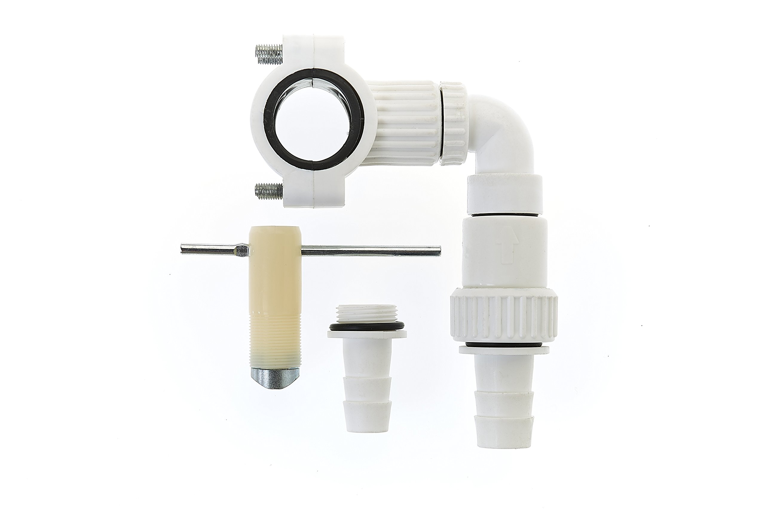 MaKe PRO086 Washing Machine Outlet Self-Cutting Kit, White, 1 1/2inch