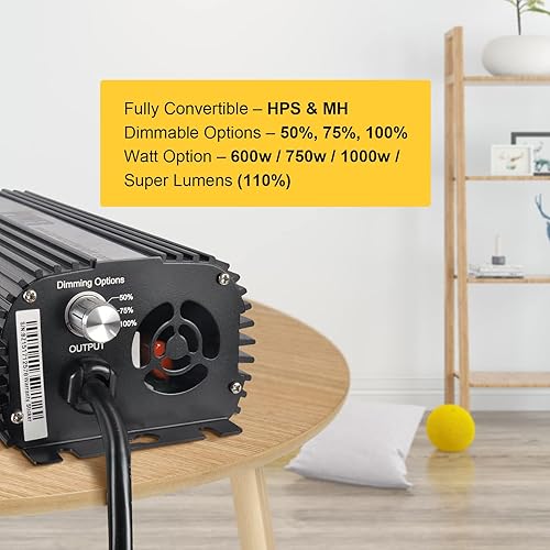 Miniatura 5 de iPower lastre digital para luces de crecimiento