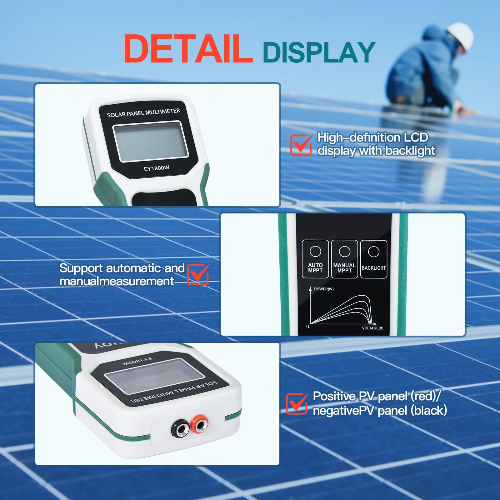 Montage van een fotovoltaïsch paneel op een plaatstalen dak
