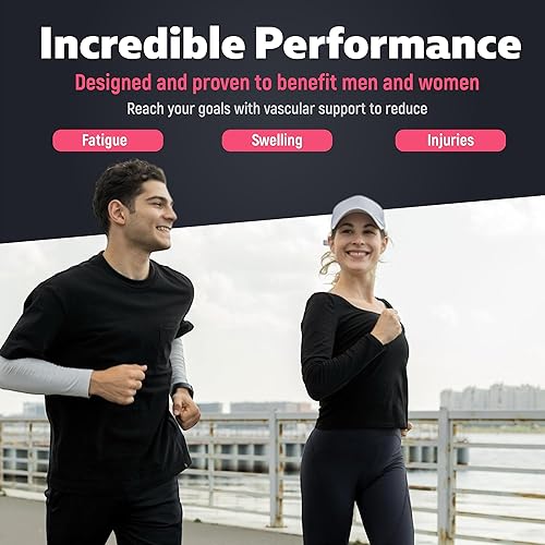 Miniatura 5 de Tobillera de Soporte de Compresión para Tobillo (1 Par)  LOS MEJORES Calcetines de Compresión de Tobillo para Fascitis Plantar, Soporte del Arco,