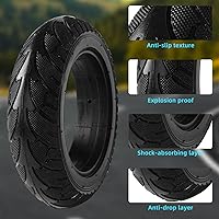 Vista 3 de PRO CAKEN Rueda de neumático sólido de 200x50 con cubo de plástico para scooter eléctrico Coche de equilibrio Rueda sólida 8x2 a prueba