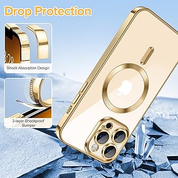 iPhone13 Pro 256GBゴールド/MagSafeケース付き Amazon.com: Hython Magnetic Clear for iPhone 13 Pro Case with