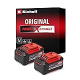 Original Einhell Akku PXC-Twinpack 5,2 Ah Power X-Change (Li-Ion, 18 V, 2X 5,2 Ah-Akkus, universell für alle PXC-Geräte, proaktives Batteriemanagement, angepasste Ladezyklen)