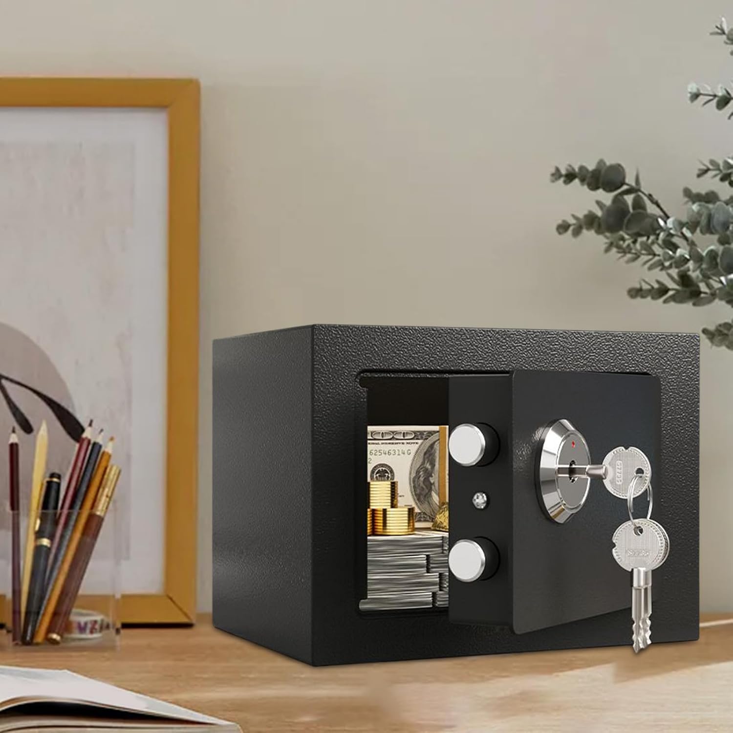 Monetary Refinement Hub - Portable Money Case for Deployment | Reinforced Heavy Duty Chassis with Deposit Logic, High Contrast Geometry Hardware & Perimeter Security Strips for Documents and F