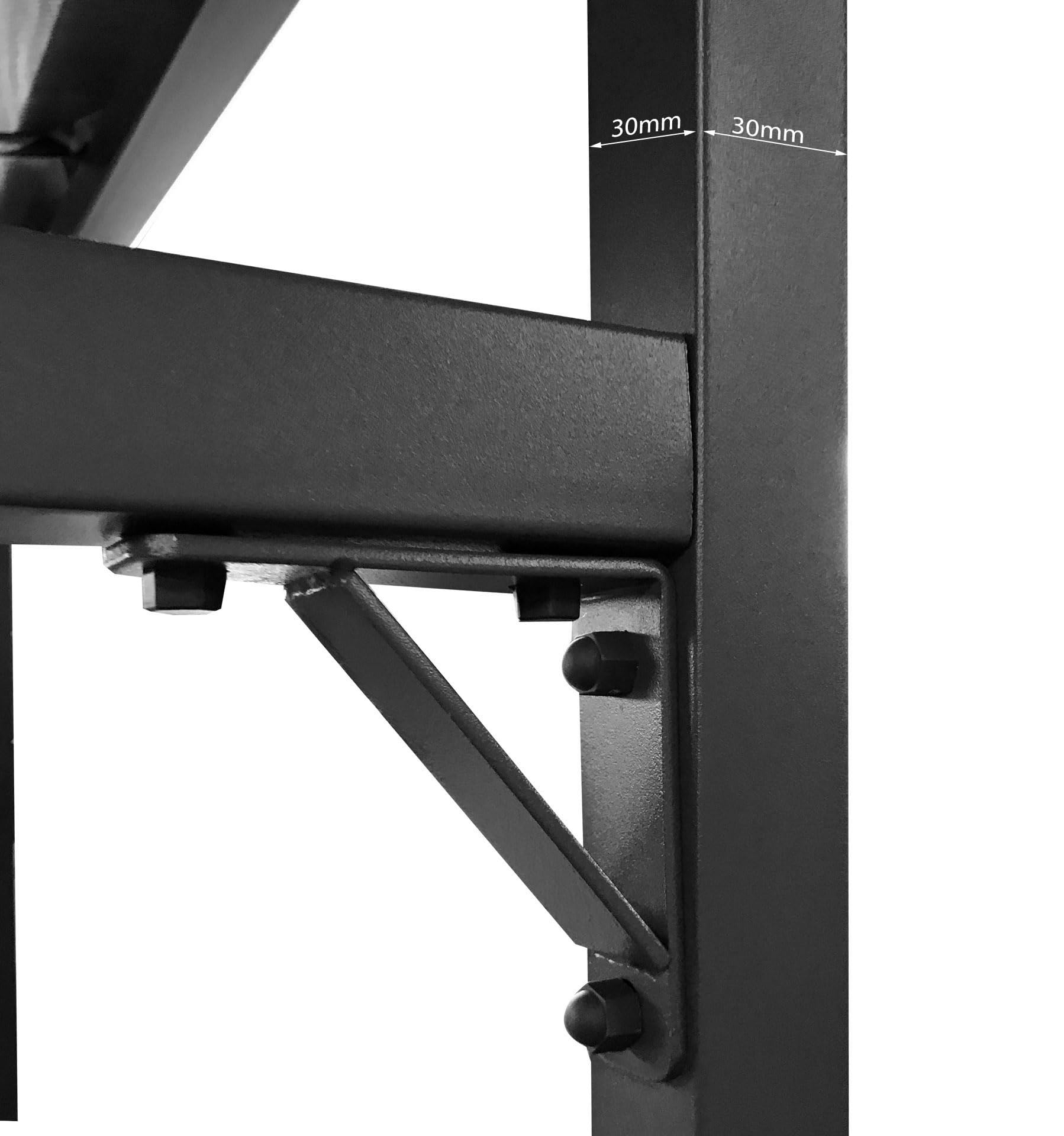 Étagère d'extérieur en métal pour bois de cheminée 185 x 100 x 185 cm Acier 30 mm Anthracite Résistant aux intempéries Capacité 3,5 m³
