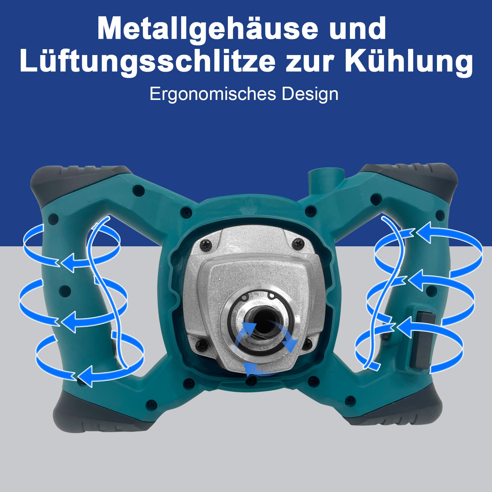Betonrührer 2100 W M14 Spiralrührstange Leistungsstarker Rührer