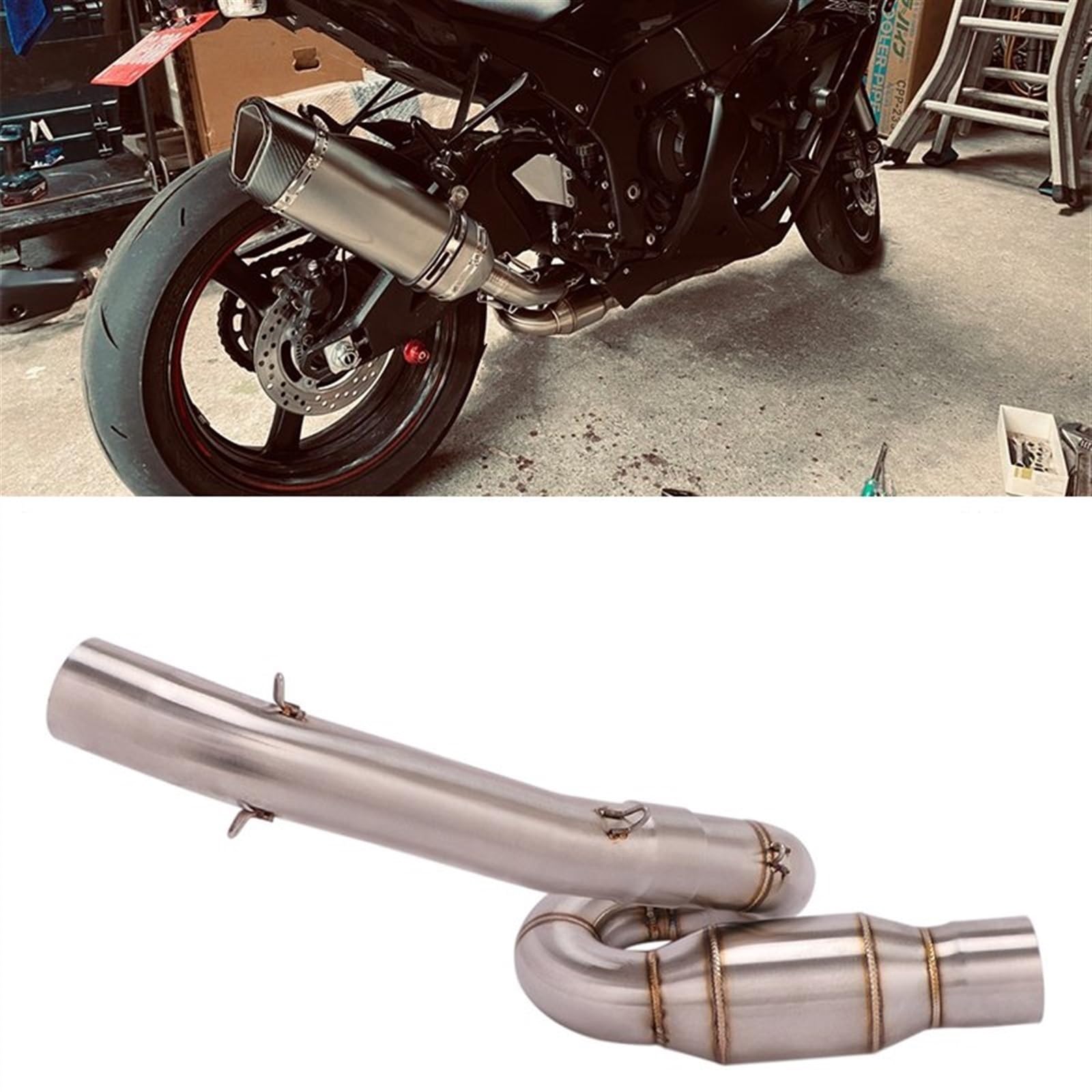 2③削除 Amazon.co.jp: 中段排気管 に適合するZX-10R に適合するZx10r 2009
