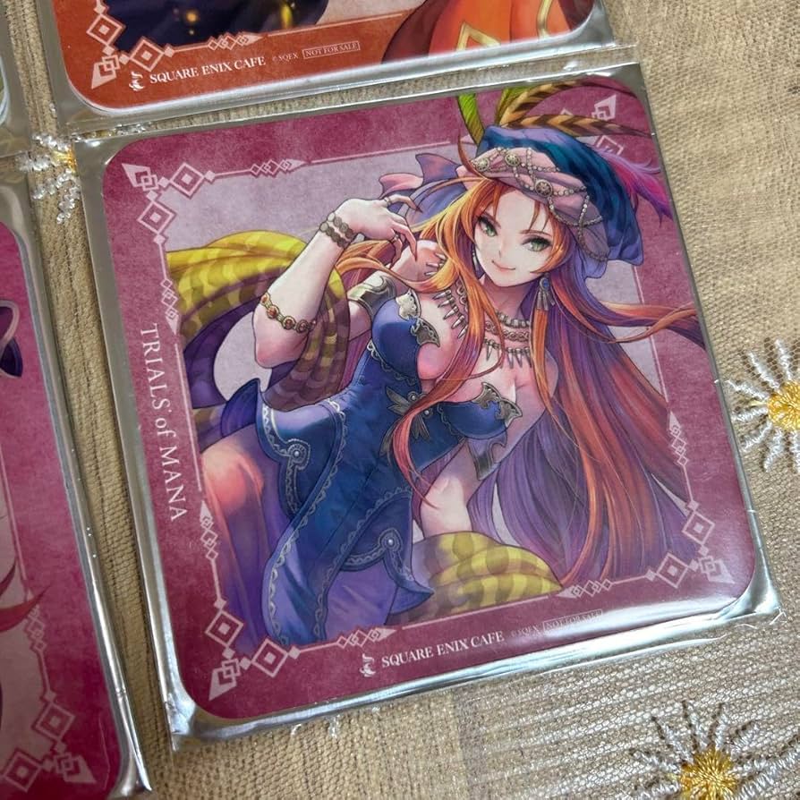 希少ラス１　スクエニカフェ 聖剣伝説3 デュラン アンジェラ アクキー Amazon.co.jp: スクエニカフェ コースター 聖剣伝説3 デュラン