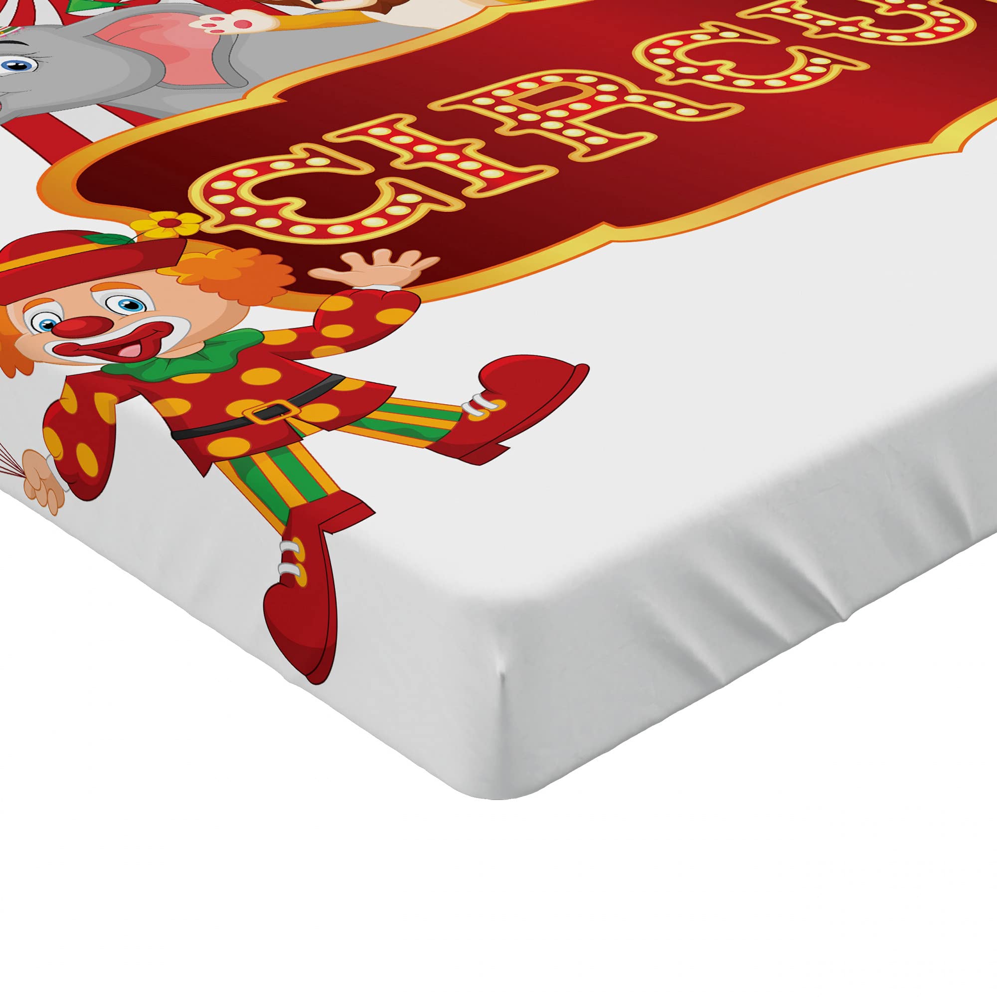 ABAKUHAUS Retro Lenzuolo con Angoli, Pique Ballet Turno, Comodo e Morbido Tessuto Decorativo da Letto Tasca Elastica a Tutto Tondo, 90 cm x 200 cm, Multicolore