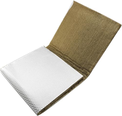Miniatura 4 de Reduce Radiant Heat Heatshield Armadura de aluminio de 12 pulgada de grosor x 1 pie de ancho x 5 pies de largo, escudo térmico para tubo de escape