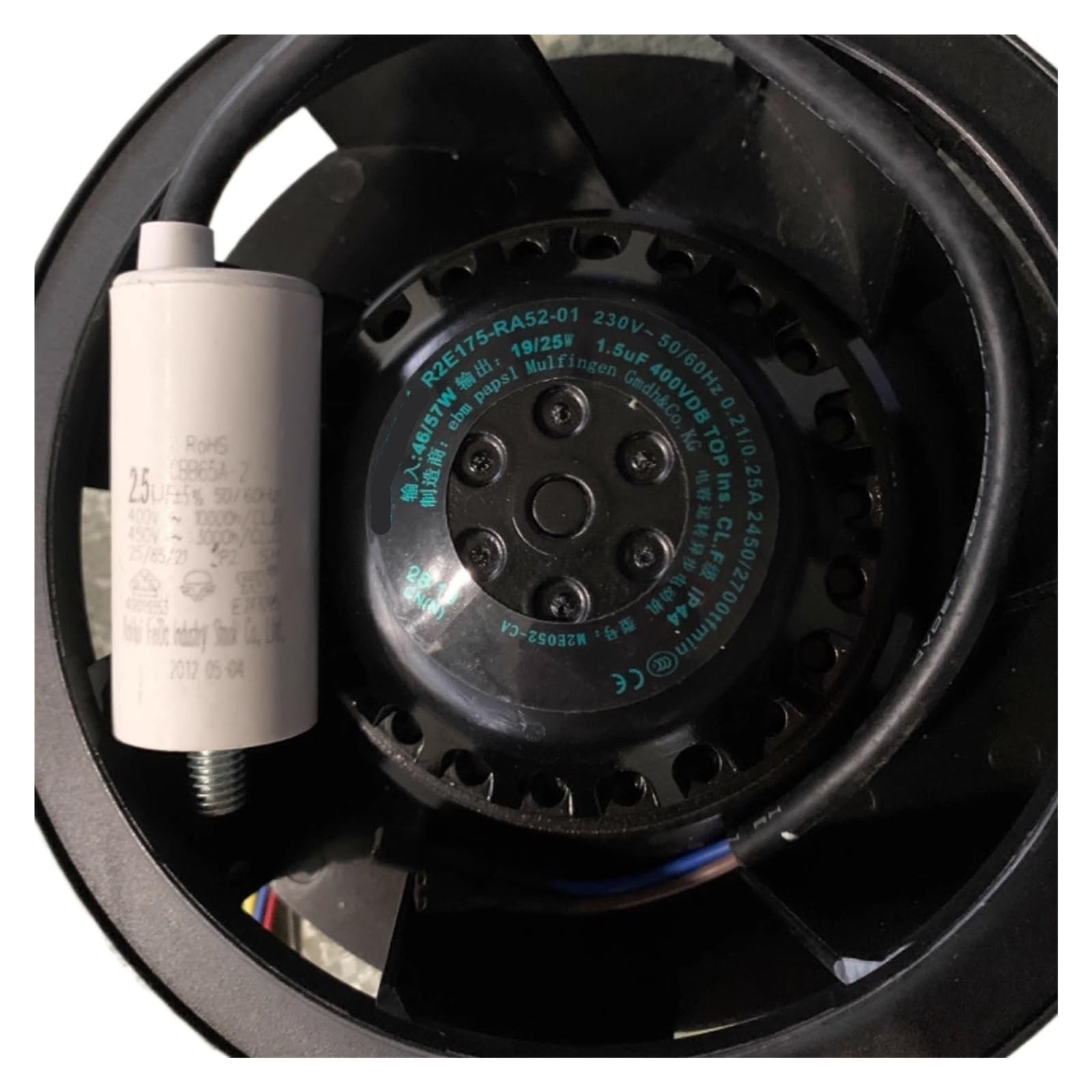 YMUGUEGH R2E175-RA52-01 R2E175-BA52-01 R2E175-BA78-11 centrifugal fan(R2E175-RA52-01 230V)