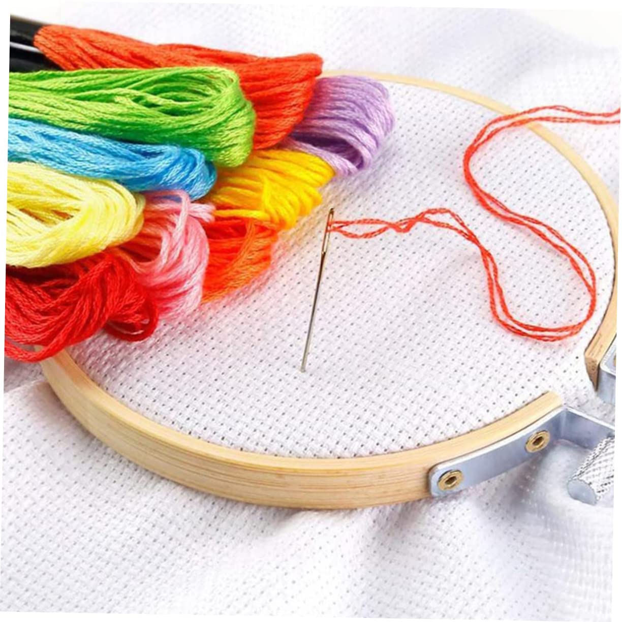 DOITOOL Embroidery Gridding Cloth 8 Pack Cross Stitch Supplies for DIY Projects Heat Resistant Wrinkle-