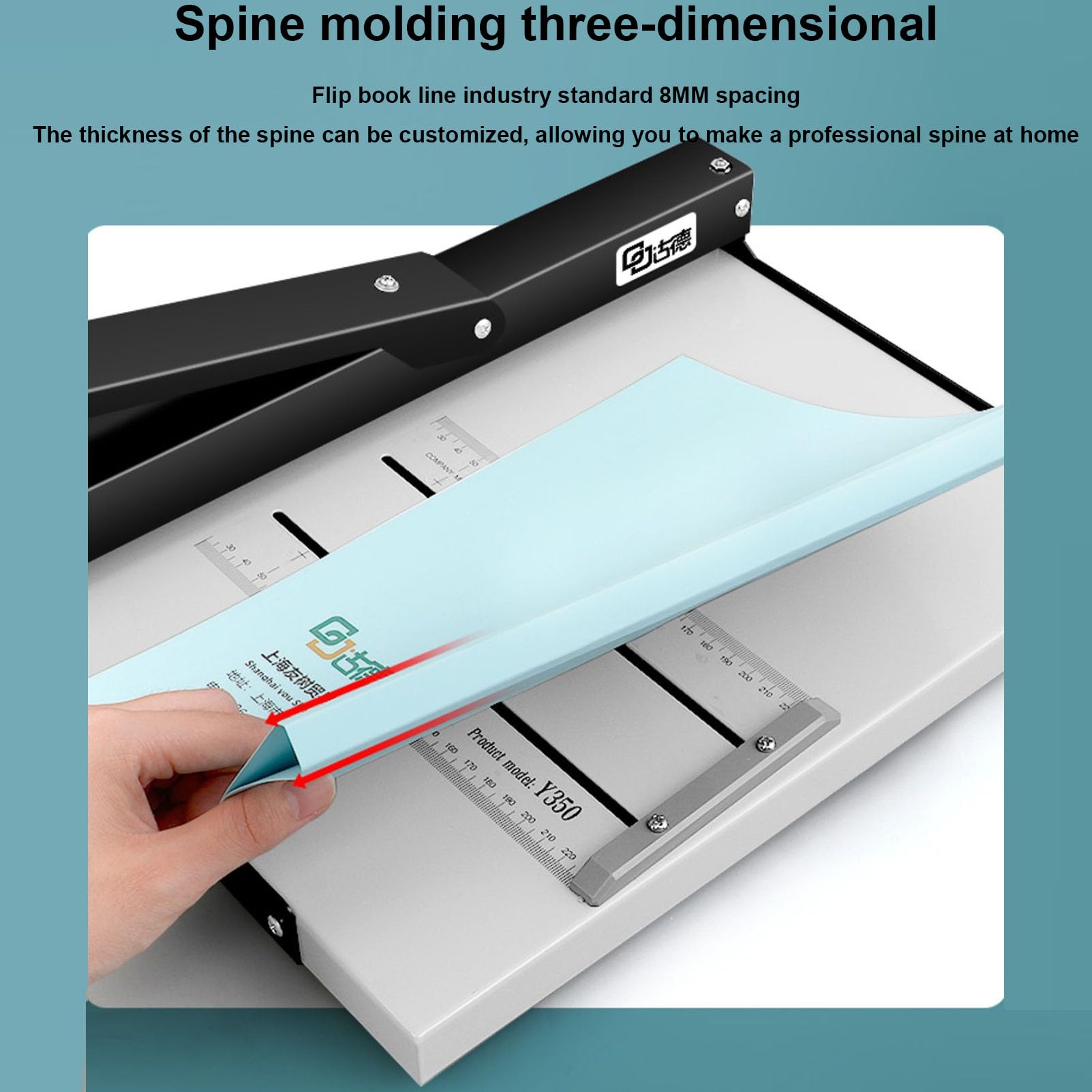 Plieuse de papier A3 robuste – Dispositif de pliage manuel de qualité commerciale pour professionnels – Durable et efficace – Idéal pour le papier A4 – Plis précis avec une notation parfaite des