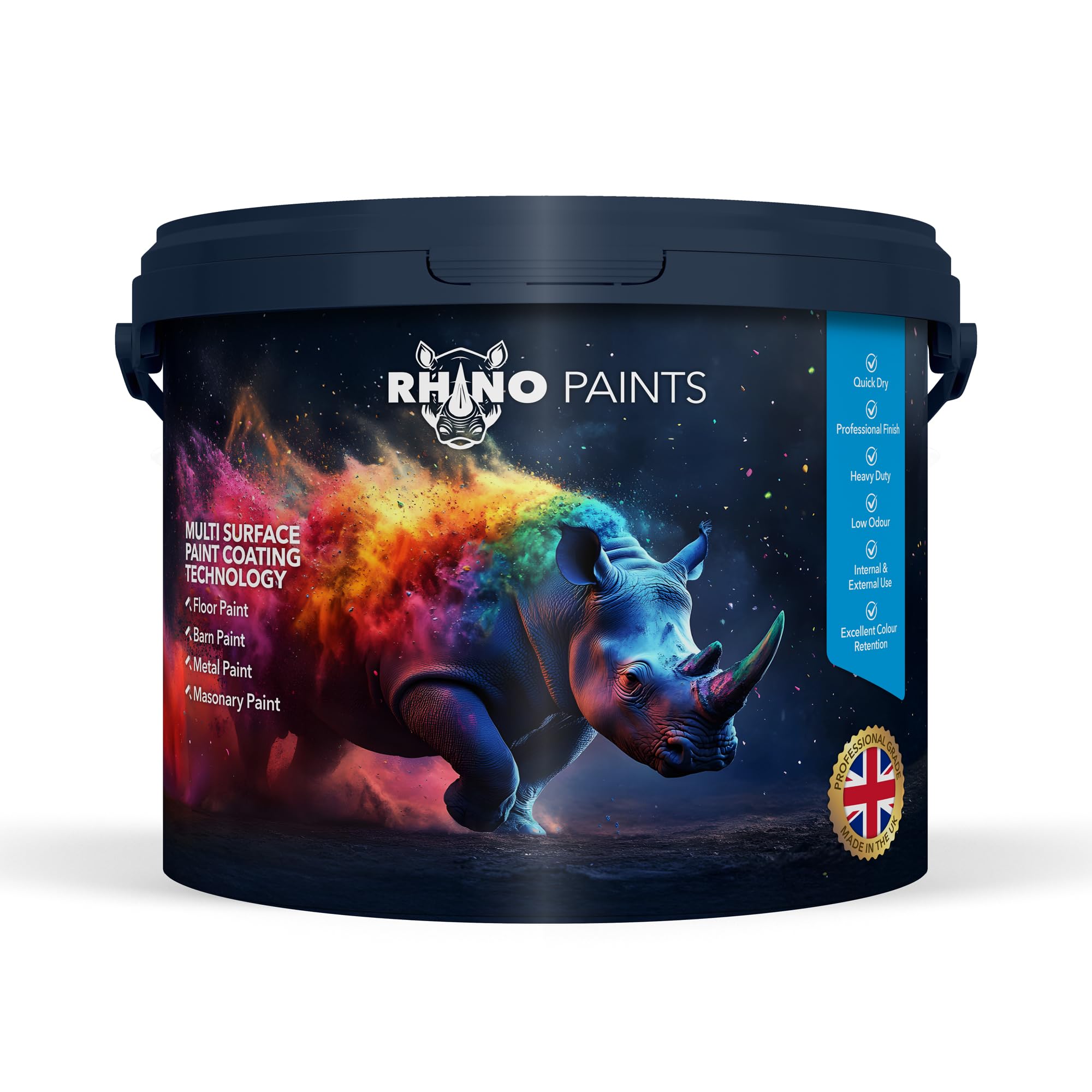 RHINO PAINTS PU350 Polyurethane Paint Coating, 20L, Industrial Grade, Pre-Seal/Primer, Heavy-Duty