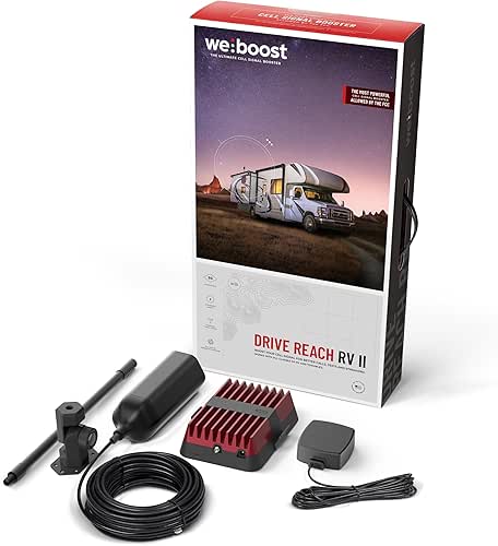 weBoost Drive Reach RV II- Cell Phone Signal Booster kit