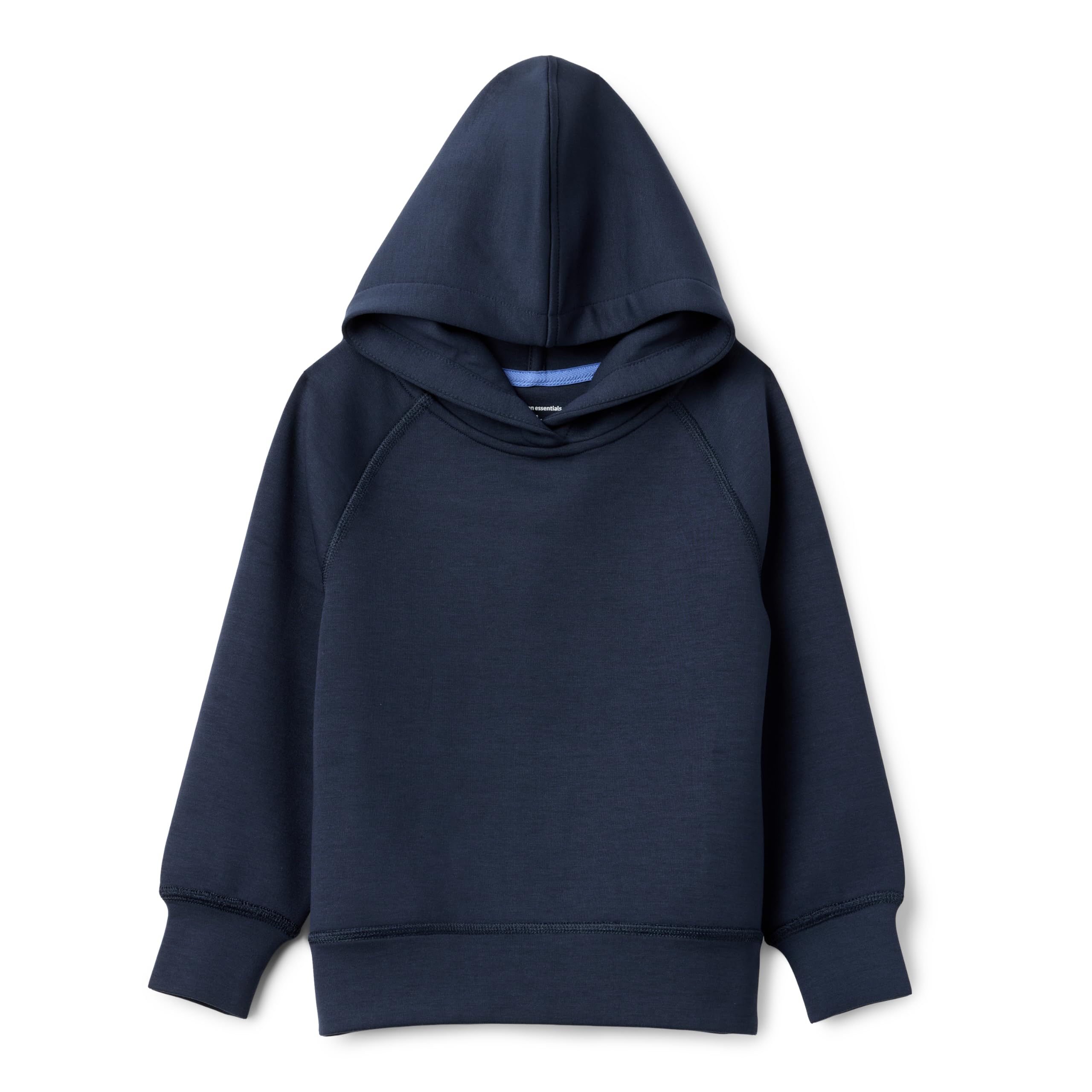 Amazon Essentials Boys' Active Sweat Relaxed-Fit Pullover Hoodie with Thumbholes, Navy, 10 Years