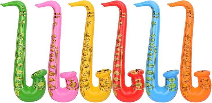 WedDecor Inflatable Guitar Saxophone Toys Favours Balloon, Musical Instruments Accessories For Kids and Adults Party Decoration, Hen Night Party, 1pc, Pink | Musical Instruments Accessories For Kids and Adults Party Decoration, Hen Night Party