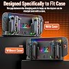 Switch 2 Controller Charging Station Compatible with Switch 2 Joy-Con Joycon Charging Dock with 6 RGB Light Modes Supports Charging 6 Joycons and LED Display